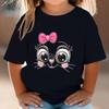 Kids Luminous Cartoon Dinosaur Space T-shirt 2-7 Years 100% Cotton Baby Boys Tees Summer New Short Sleeve Tops Dropshipping