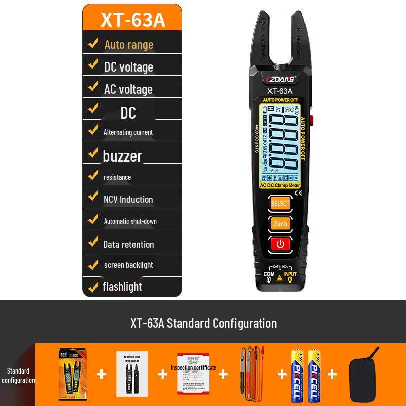 Chenzhou Island XT-63A NCV Smart Clamp Multimeter