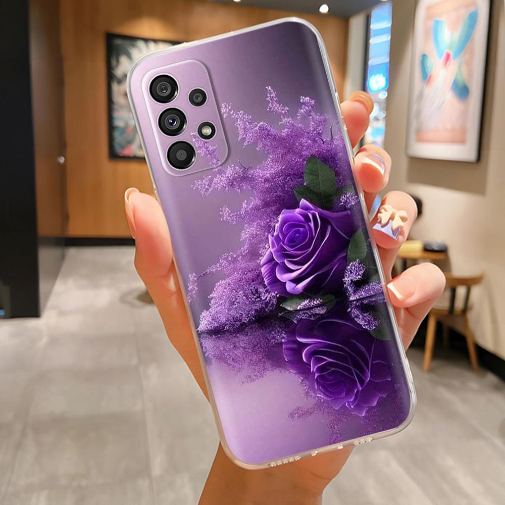 Для Samsung Galaxy A72 4G 5G Чехол Милый Мультяшный Расписной Мягкий Силиконовый Задняя Крышка Телефона Защитный Чехол Coque Для Galaxy A72 4G 5G