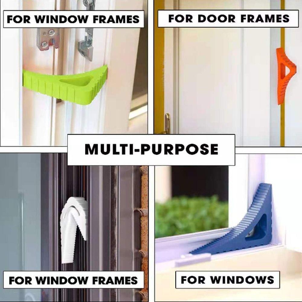 Резиновые дверные упоры Треугольный дверной блок Многоразовый дверной упор Домашний офис