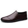 Модная повседневная обувь из натуральной кожи, мужская повседневная обувь на плоской подошве, мужская кожаная обувь, мягкая обувь, мужские лоферы