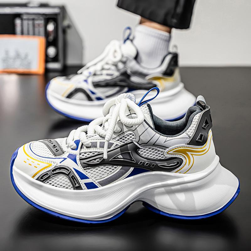 New Fashion Mens Casual Sneakers Breathable Chunky Shoes Men Designer Trainer Comfortable Platform Sneakers Streetwear Shoes Men