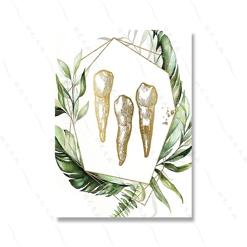 Анатомия зубов Скелет стоматологические инструменты настенная живопись на холсте плакаты на скандинавскую тему с принтом картина для медицинской клиники для комнаты домашний декор