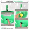 Automatic Dog Ball Thrower with 3 Balls Interactive Tennis Ball Launcher for Dogs Pet Ball Throwing Machine for Indoors