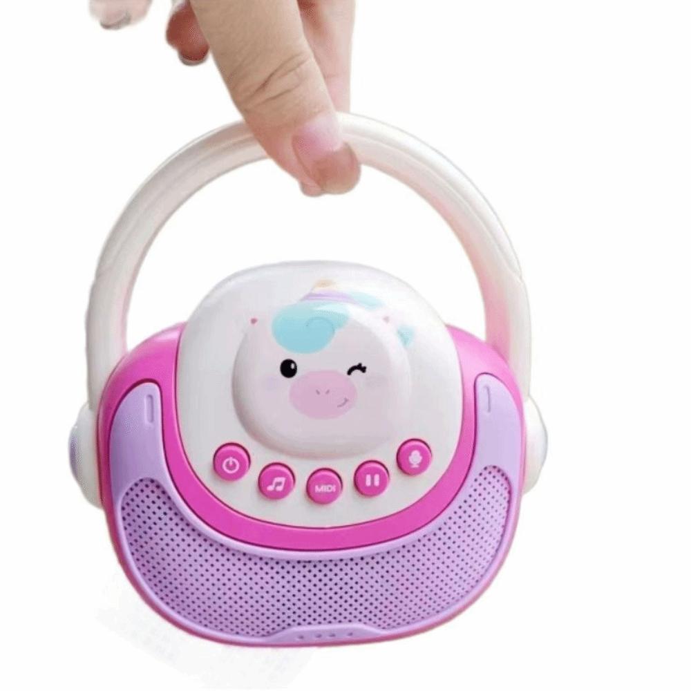 Записываемая караоке детская игрушка Подключите телефон Караоке-машина Поющая машина Детское пение