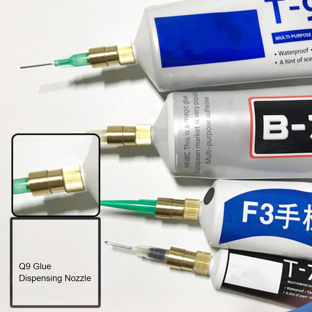 Size Glueing Glue Outlet Liquid Dispenser Q9 Glue Dispensing Nozzle Dispensing Needle Adapter