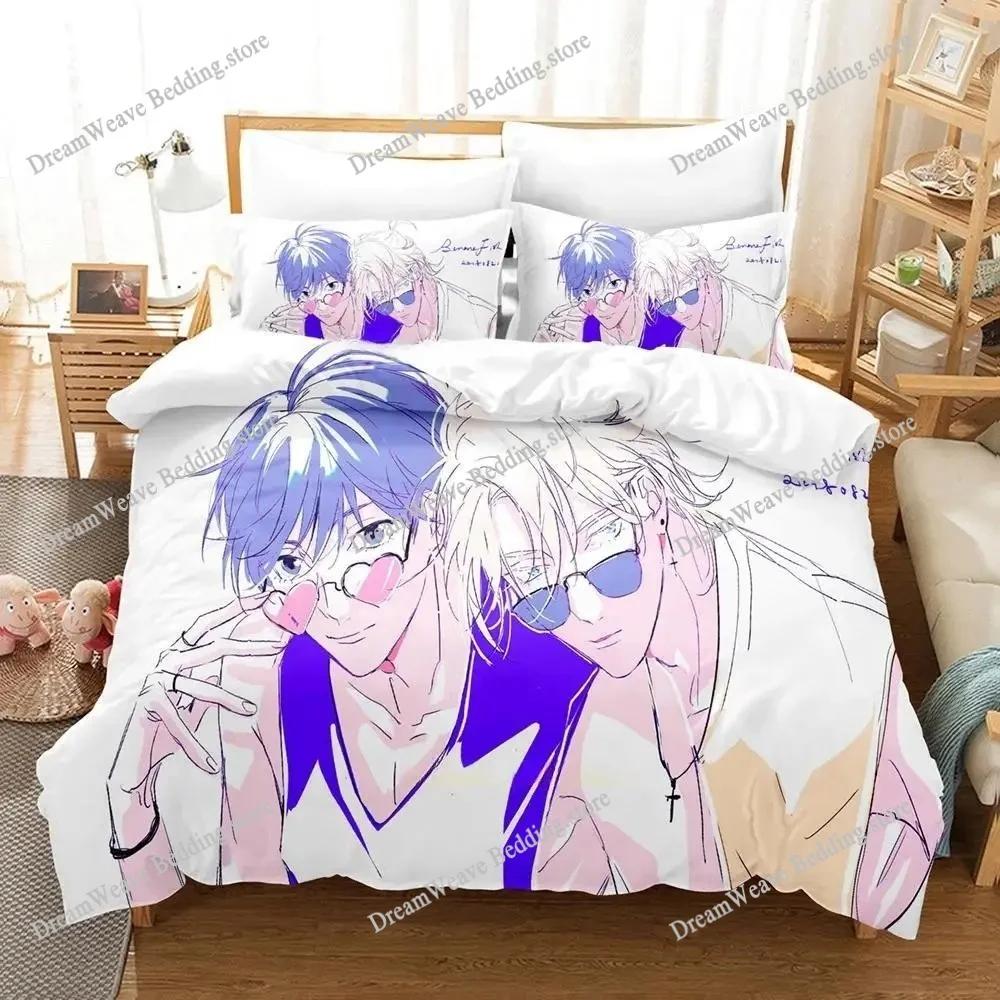 Banana Fish Роскошный Комплект Постельного Белья Японское Аниме Мультфильм Пододеяльник Комплект Одеяло Покрывало Размер Twin Single Печатный Домашний Текстиль