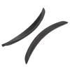 2Pcs 24.5cm Carbon Fiber Car Wheel Eyebrow Arch Fender Rubber Protection Strips