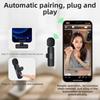 Noise Cancelling Mini Microphone Portable Lavalier Microphone Computer Wireless Microphone  Podcast
