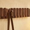 Piano Keys Wooden Wall Coat Rack Clothes Hanger Organizers Hook Portable Clothes Storage Dress Hanger Entrance Hall Furniture