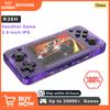 НОВАЯ игровая консоль BOYHOM R36H в стиле ретро с экраном IPS 3,5 дюйма, RK3326, 3000 мАч, открытая система Linux, портативный плеер со встроенными 15000 играми