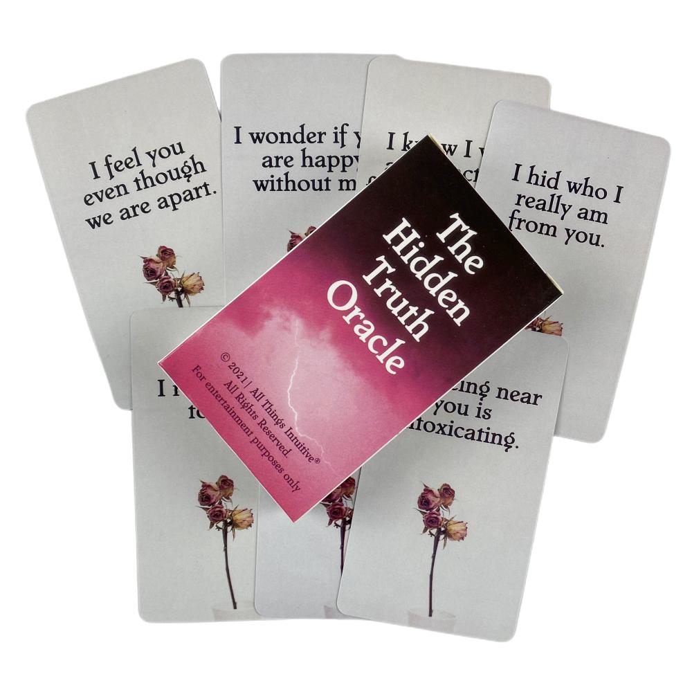 Колода гаданий «Розовые цветы» с оракулом на английском языке Vision Edition, настольная игра Таро для вечеринки