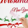 Christmas Plastic Self-adhesive Wall Stickers, Christmas Tree Candy Stickers, Party Room Wall Decorations, Christmas Decoration Wall Stickers