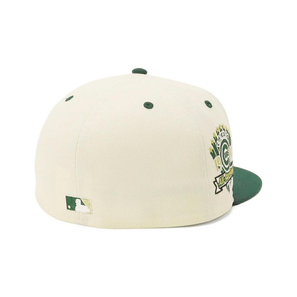 Кепка 59FIFTY 14562011 NER35C2823 CUB Зеленый Белый 59FIFTY Нашивка на боку Специальный заказ ONSPOTZ 2-цветная нашивка на боку MLB Chicago Cubs MLB Прямая 59 Fifty