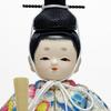 Hina Kimekomi Kotohoki Full Set with Display Round Folding and Doll, Doll, Kanna, Stand, Tray, Screen, Accessories, Natural, KTH-3201A-S2
