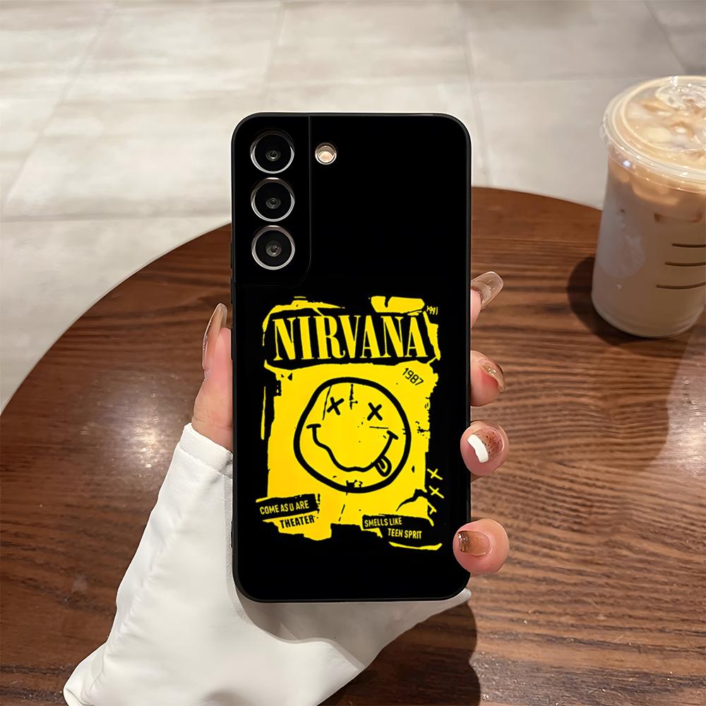 Singer N-NirvanaEs Phone Case For Samsung S24 Ultra S25 S23 Fe S22 S20 S21 Plus A54 A34 A53 A16 Back Cover