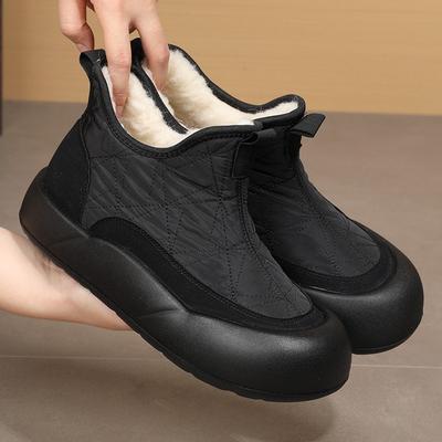 Женские зимние ботинки из натуральной овчины, водонепроницаемые с подкладкой из овчины, зимние ботильоны, модные удобные ботильоны на щиколотке с нескользящей подошвой