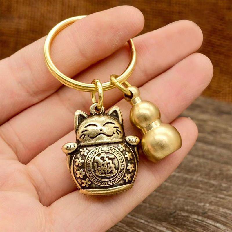 Знак Зодиака Лошадь Подвеска Монета Пять Императоров Брелок Кот Удачи Китайские Монеты Фэн-шуй Брелок Приносит Богатство Удачу