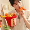 Meatballs Stuffed Plush Plants Pretend Cooking Hot Pot Skewers Stuffed Toys  Birthday Gifts