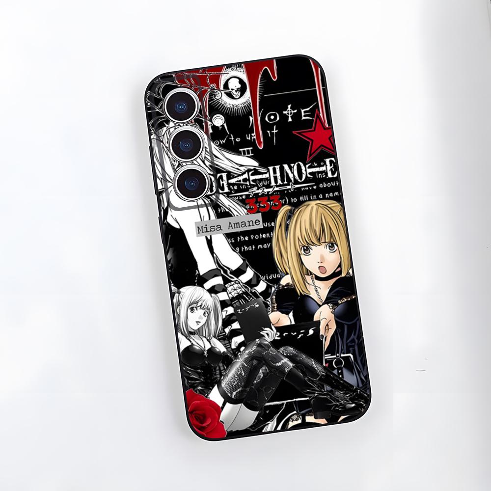 Чехол для телефона D-Death Note для Samsung S25 Plus S20 S20 Plus S22 Ultra S23 FE S21 Plus S21 Ultra Мягкий чехол