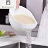 1PC Rice Sieve Plastic Colander Kitchen Drain Basket Rice Bowl Fruit Vegetable Washing Strainer Basket Sink Drain Kitchen Tools