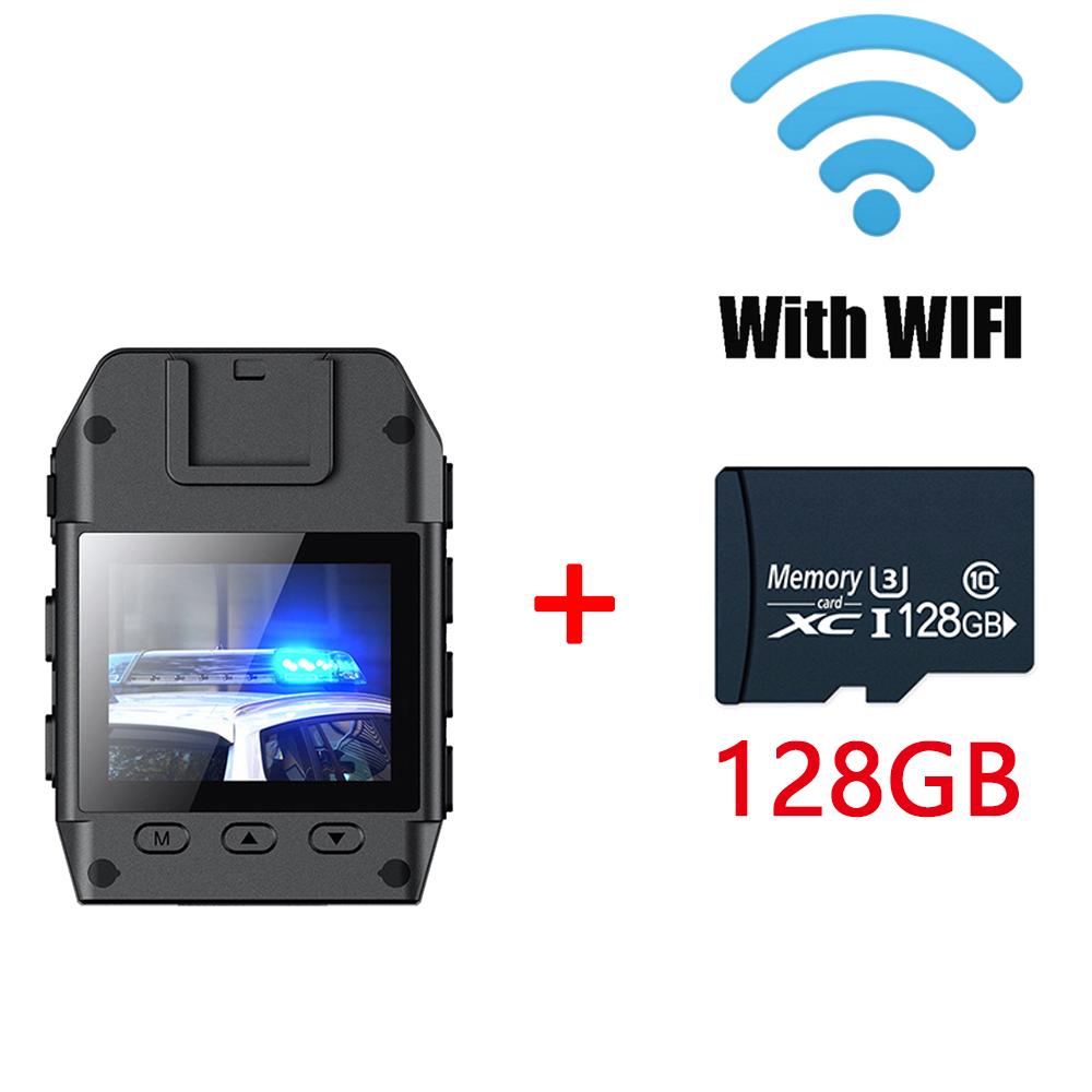 Full HD 2K Mini Camera Night Vision WiFi Camera Video Recorder Security Wearable Police BodyCam Motion Detection Small Camcorder