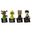 12 см Аниме Игровой Little Nightmares Фигурка Моно Картонный Головной Убор Хоррор Игра Шесть Модель Игрушка Кукла Положение Стоя Фигурка Действия ПВХ