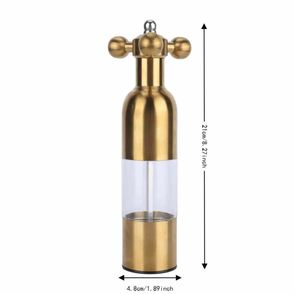 Stainless Steel Salt and Pepper Grinder Gold Rose Gold Spice Grinder Home Kitchen Restaurant