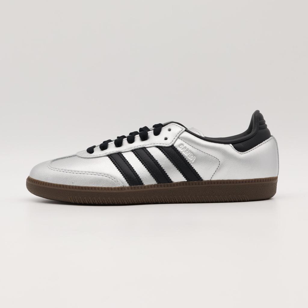 JI4218 adidas Originals Samba OG Серебристый Металлик Черный Основной Резина (Женский)
