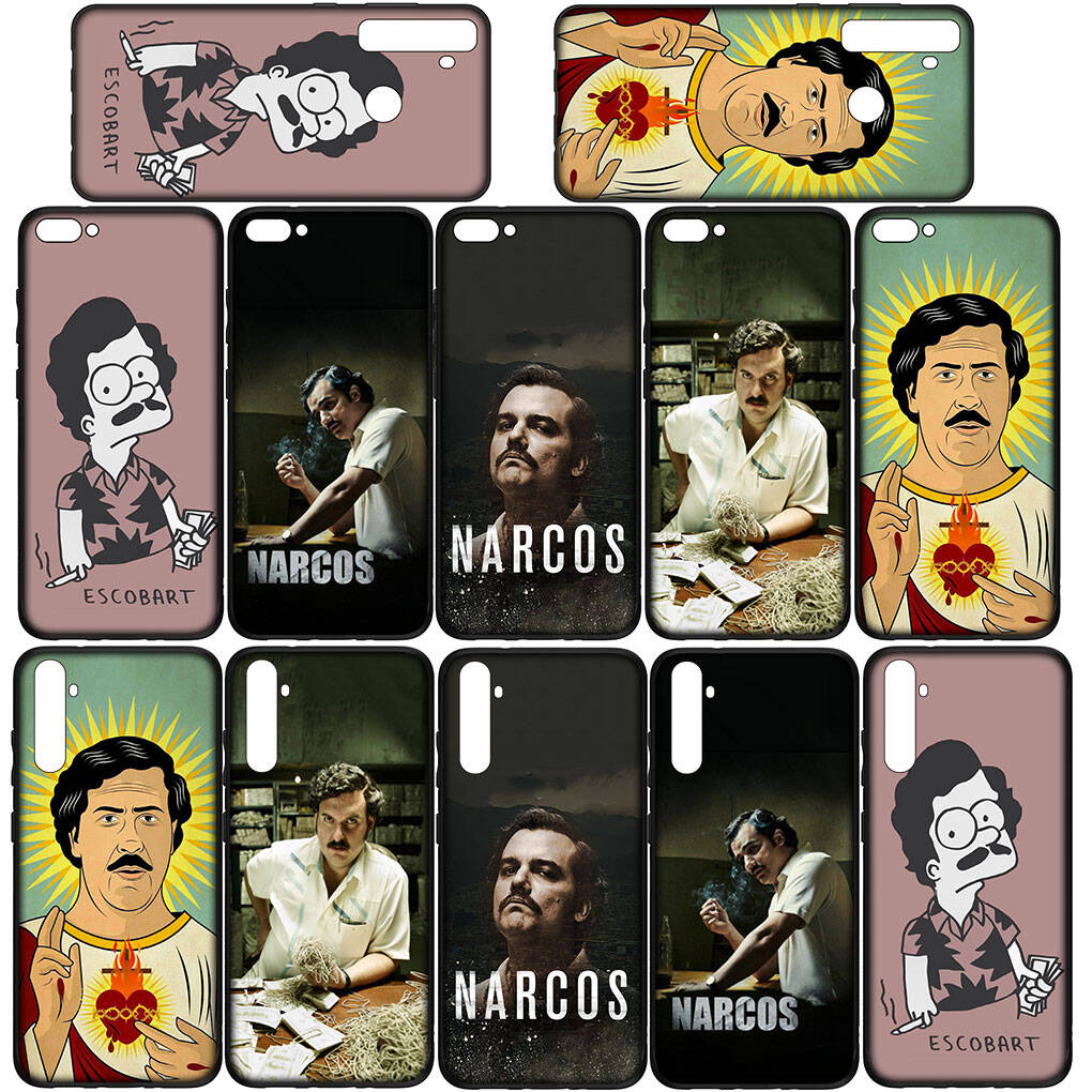 Phone Case for iPhone 17 16 15 Plus Huawei P30 P20 Lite Redmi Note 14 12 11 13 Pro Max OPPO A60 A80 A40 A18 A38 A54 Pablo Escobar Poster Narcos Cover