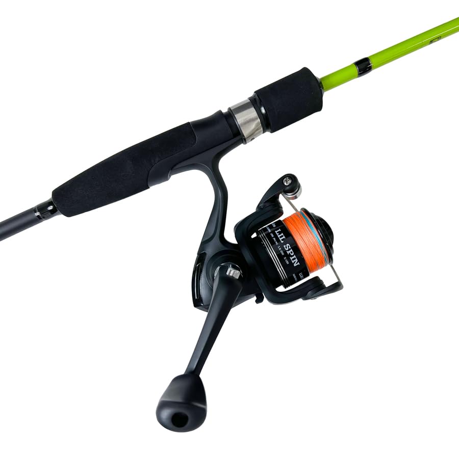 Tsulino BEGINS FUNEKISU includes a fishing kiss fishing rod and a spinning reel with PE (SET) [Set 1.8m boat/ship 2-piece 1 line]
