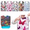 With Crumb Catcher Keep Clothes Clean Elegant Design Double Layer Waterproof Bib