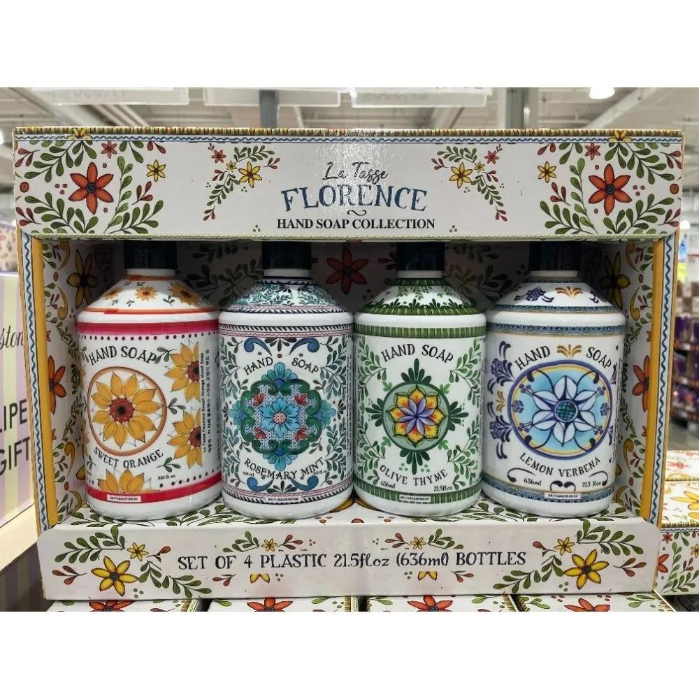 La Tasse Florence Подарочный набор из 4 предметов с мылом для рук