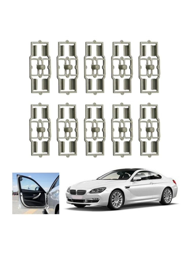 Зажимы для уплотнителей, подходящие для зажима для уплотнения двери R46, спереди и сзади 51717006757, крепление капота двигателя, пластиковая крепежная прокладка