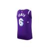Nike NBA Lakers Lebron James City Edition Джерси Фиолетовый V1 Мужская уличная одежда DB3635-506