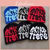 Design Print Letter Knit Hat For Cold Seasons Casual Wear Unisex Fashion