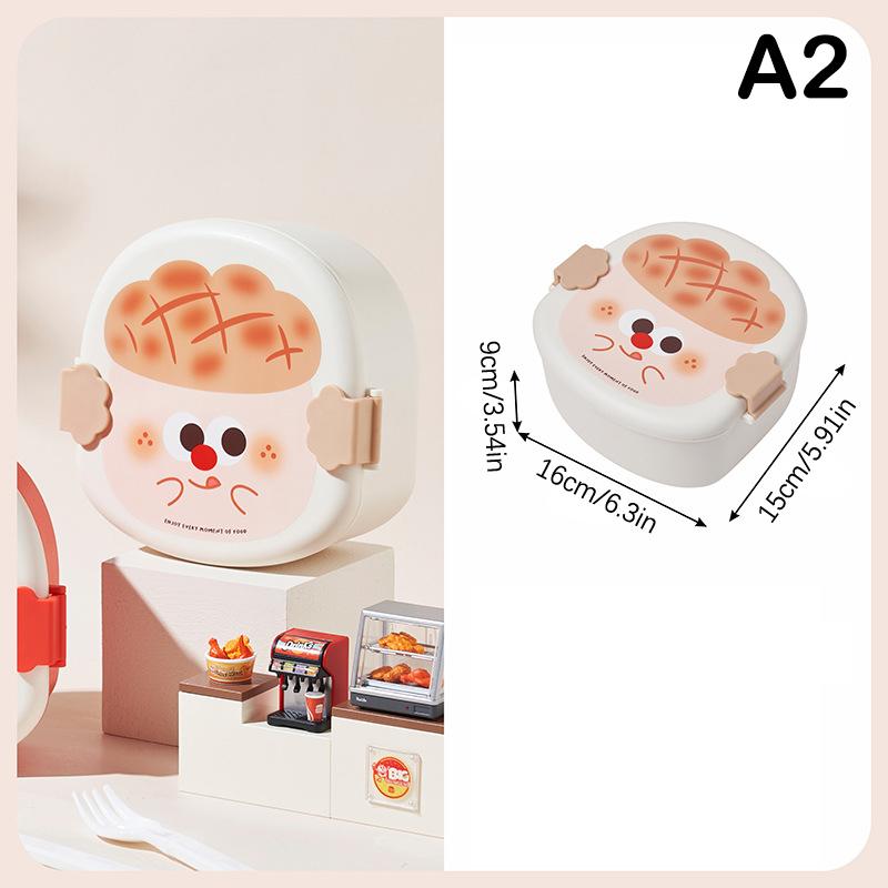 Милый ланч-бокс для детей, отделения для ланча, детский школьный контейнер для пикника и кемпинга, портативный