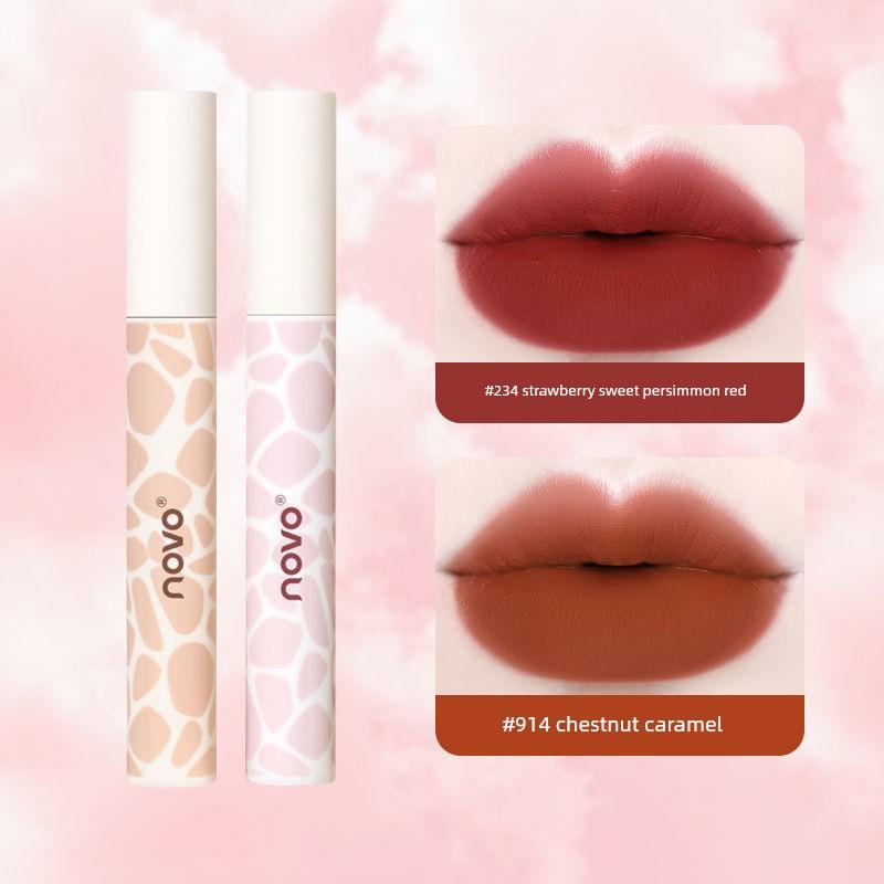 Novo Fall and Winter Matte Moisturizing Non-Fading Plain Lipstick