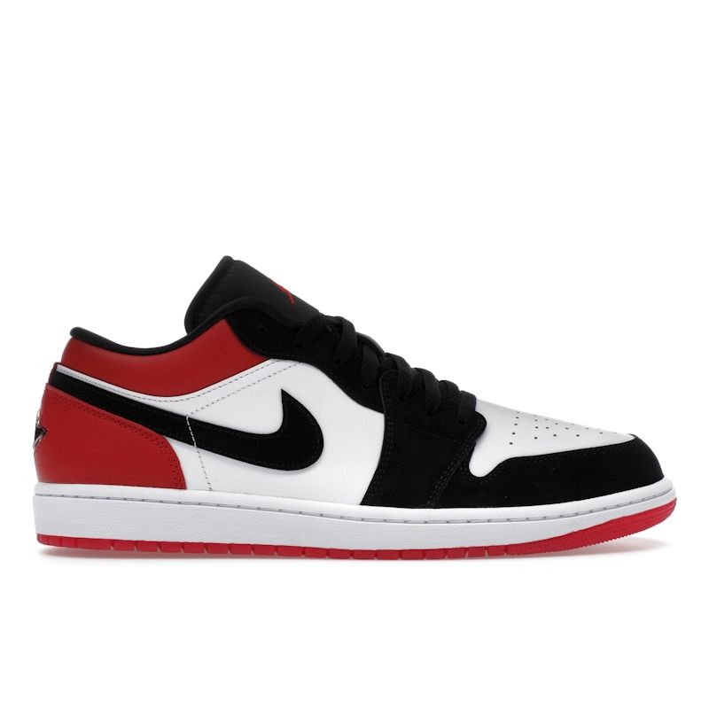 Air Jordan 1 Low SE Black Toe Unisex Sneakers White Gym-Red IB8971-106