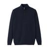 INESIS MW500 Windproof Warm Comfortable Turtleneck Knit Men's Blue Black