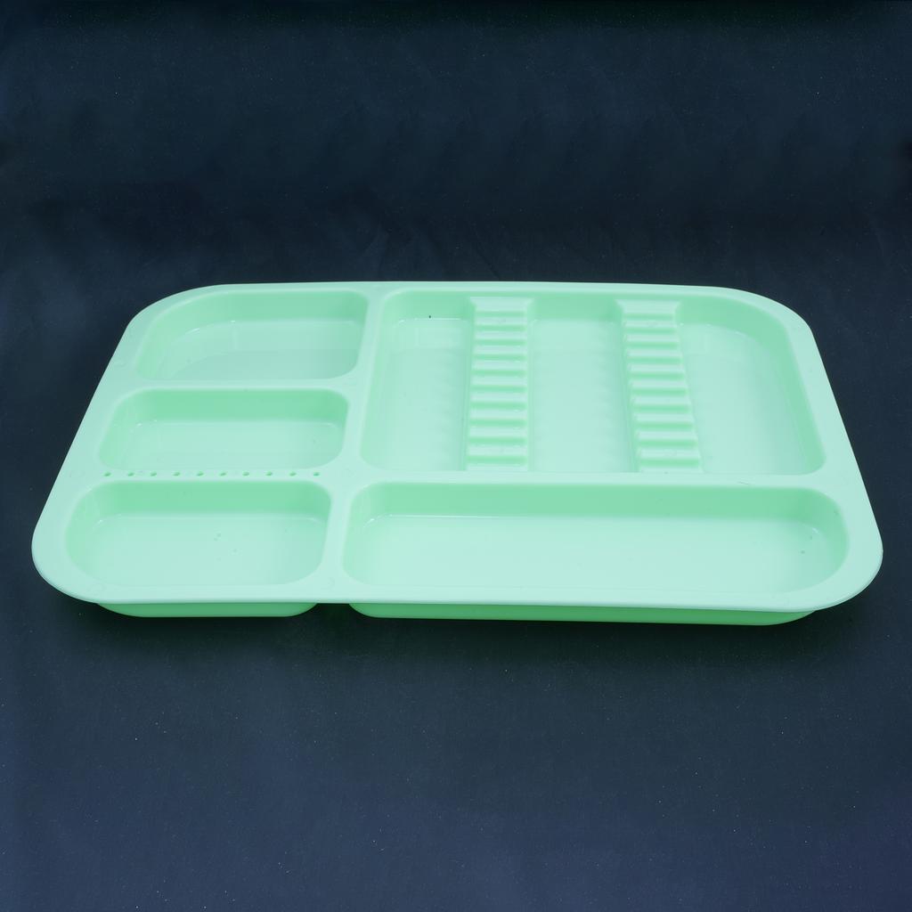 1Pcs Autoclavable Plastic Dental Instruments Trays Colorful Divided Split Trays for Dentistry Tools Storage