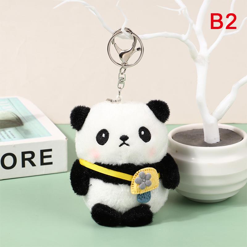Kawaii плюшевая игрушка панда брелок милый плюшевый брелок в виде животного рюкзак кулон брелки игрушки подарок на день рождения для детей