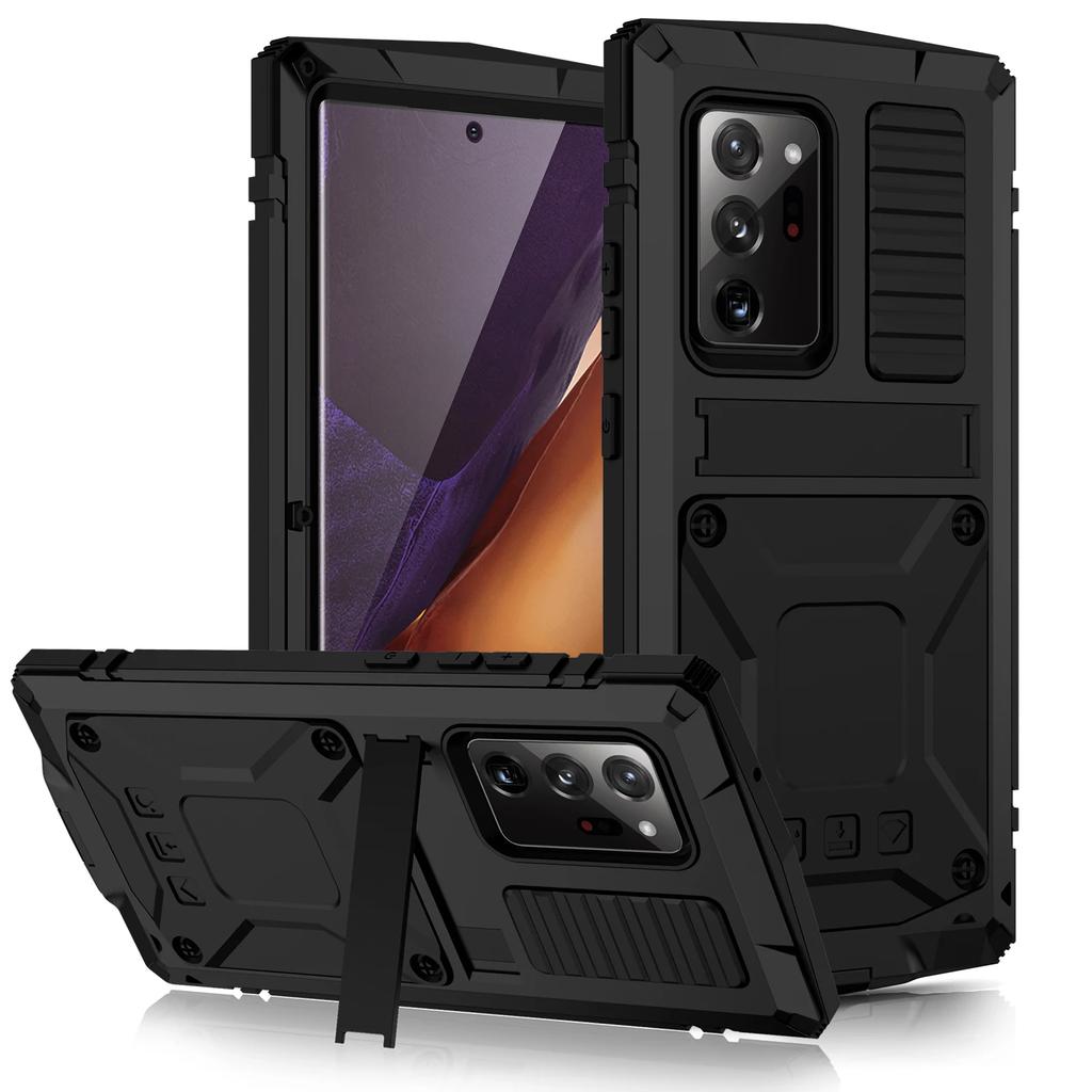 Для Samsung Galaxy S25 S24 S23 S22 S21 S20 Plus Note 20 Ultra 360 Полностью Металлический Алюминиевый Бронированный Держатель Чехол Ударопрочная Крышка