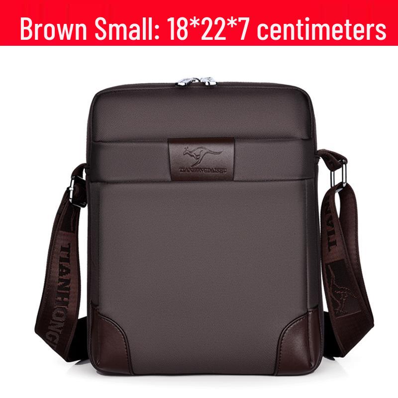 Мужская однолямочная сумка через плечо из холста, Новый 2025 Оксфордский рюкзак для поездок на работу, Компактная персональная портативная сумка