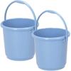 Shinki Gosei Tombow New Select Bucket, 10L, Blue, Set of 2, Dimensions: 30cm Wide X 27.5cm Diameter X 25.5cm High, B-10, Made In Japan