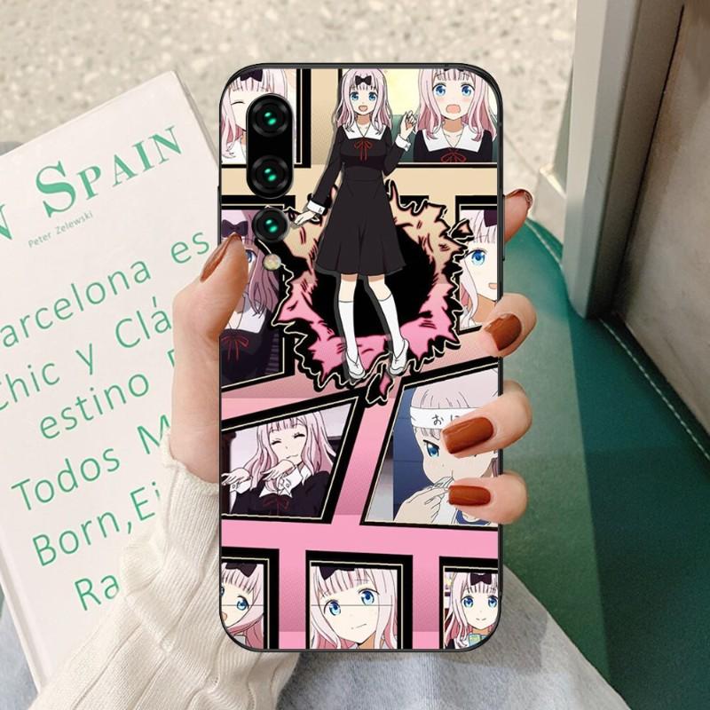 Чехол для телефона Fujiwara Chika Girls для Huawei P50 P40 P30 Pro Lite P Smart 2021 2019 Magic 3 мягкий черный чехол для телефона