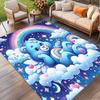 Care Bears Print Rug, Washable Floor Carpet, For Entryway Dorm Laundry Room Office Study, Home Decor Birthday Christmas Gift