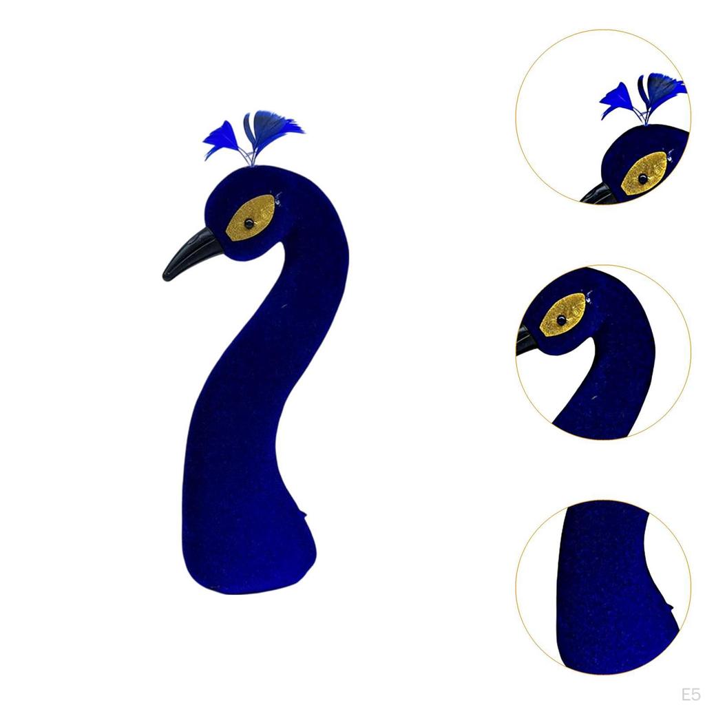 Decorative Peacock Head with Floral Design for Special Occasions
