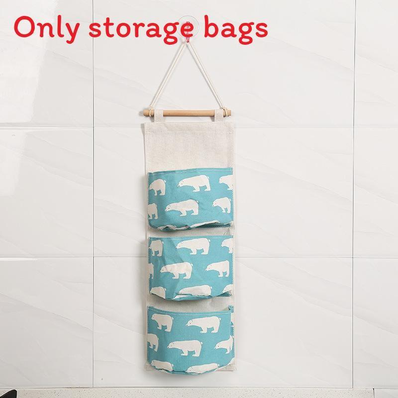 Тканевый подвесной органайзер для хранения, на дверь, для шкафа, для общежития, экономящий место, настенный