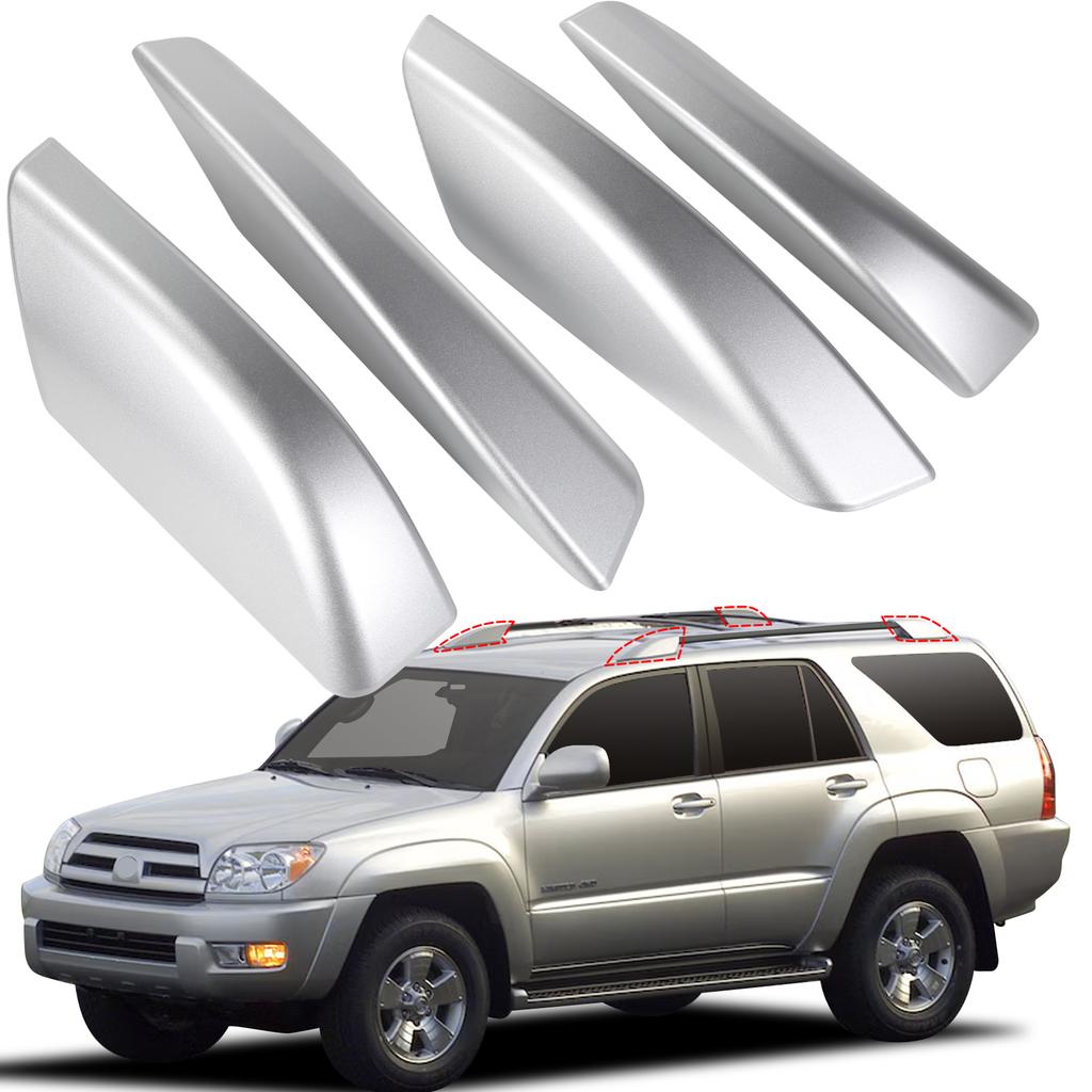 Roof Luggage Rack Cover Compatible With Toyota 4Runner 4WD N210 2003 2004 2005 2006 2007 2008 2009 Roof Rails Roof Rack End Caps